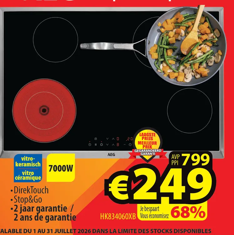 Promotie: AEG Vitro-keramisch