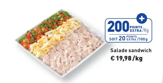 Offre: Salade sandwich