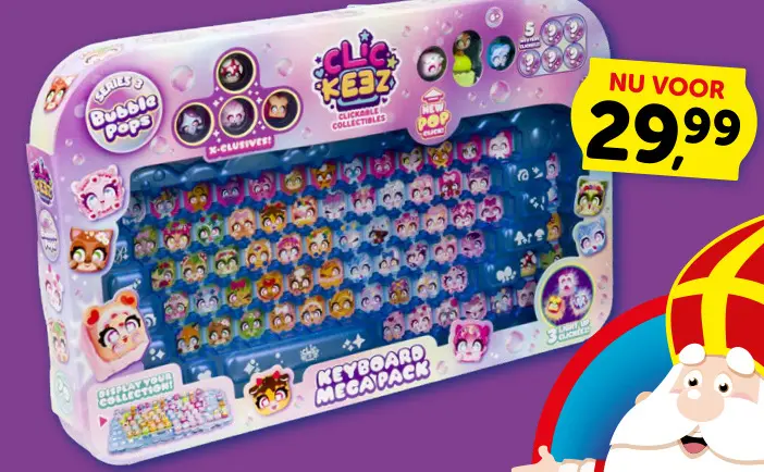 Promotie: Clickeez Keyboard Mega Pack
