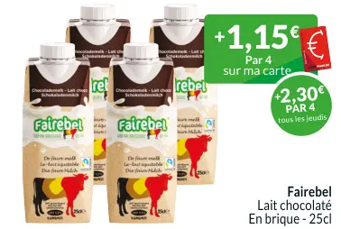 Offre: Lait chocolaté