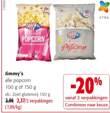 Promotie: Alle popcorn