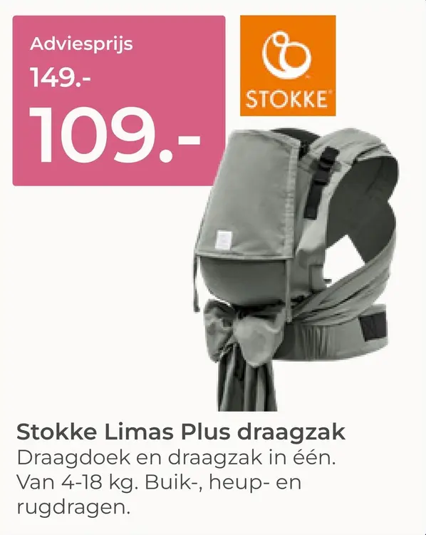 Aanbieding: Limas Plus draagzak