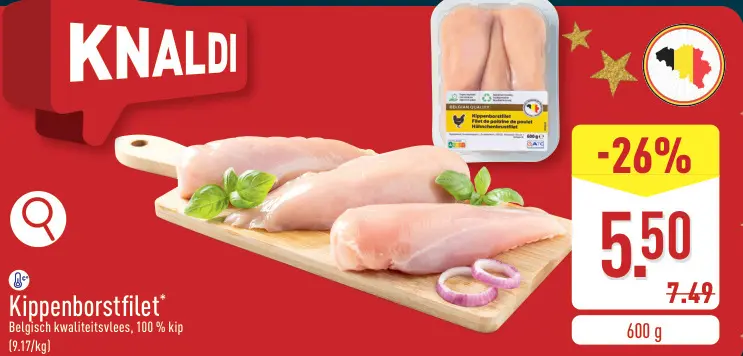 Promotie: Kippenborstfilet