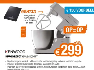 Aanbieding: Keukenrobot kdkvl4100gift