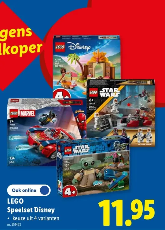 Promotie: LEGO Speelset Disney