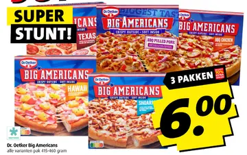 Aanbieding: Dr. Oetker Big Americans