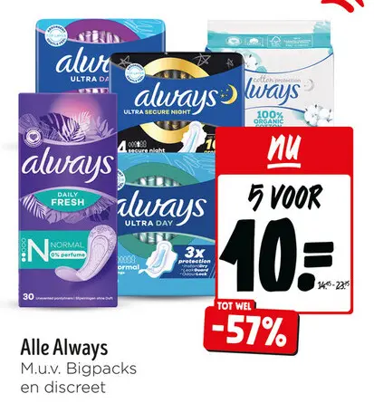 Aanbieding: Always