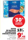 Offre: Paves de saumon atlantique surgele