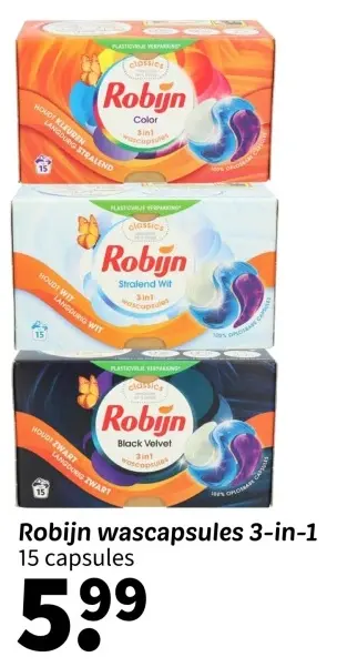 Promotie: Wascapsules 3-in-1