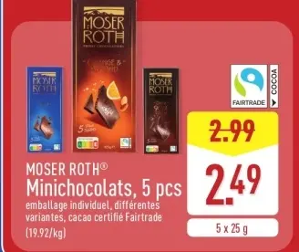 Offre: Minichocolats