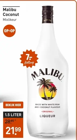 Aanbieding: Malibu Original Liqueur