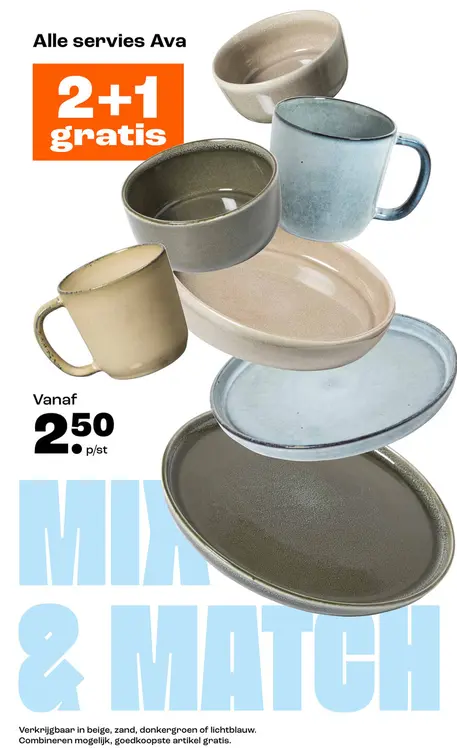 Aanbieding: Servies Ava