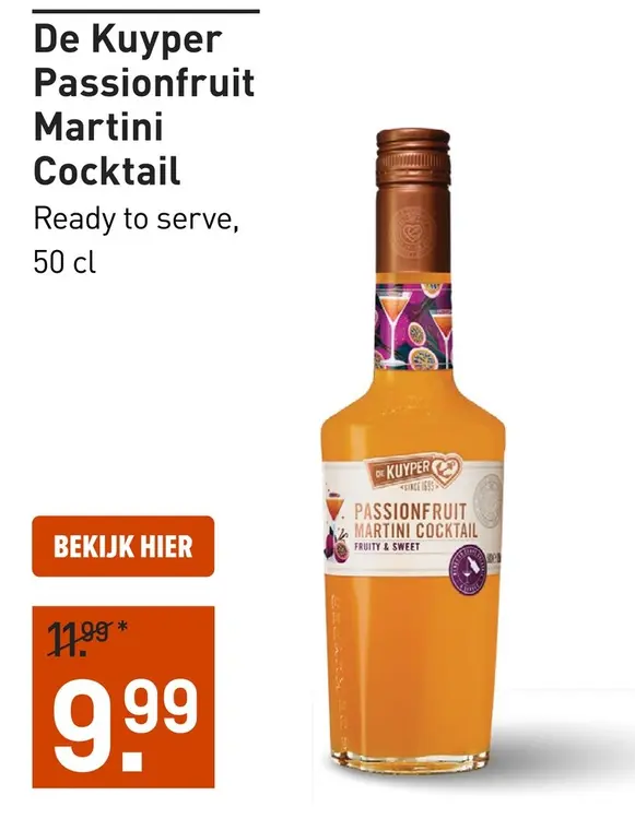 Aanbieding: Passionfruit Martini Cocktail