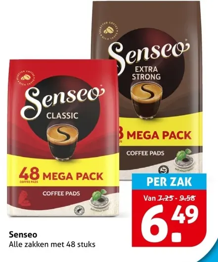 Aanbieding: Senseo coffee pads