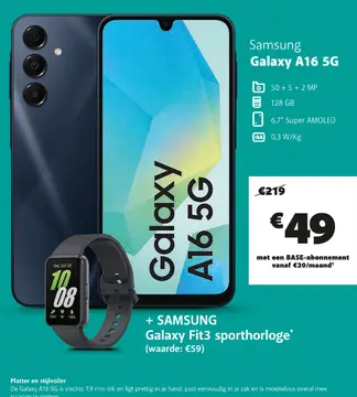 Aanbieding: Samsung Galaxy A16 5G