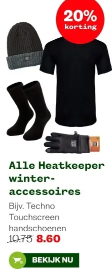 Aanbieding: Heatkeeper winter-accessoires