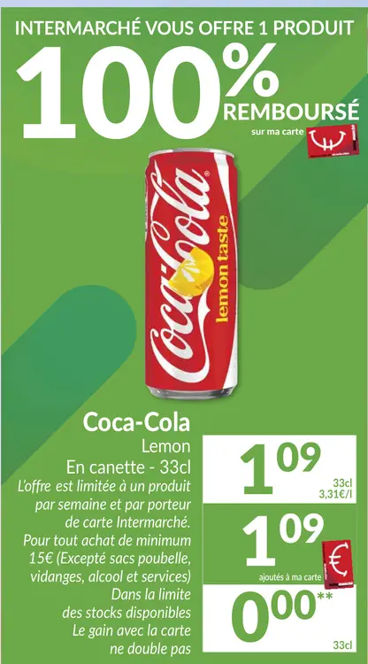 Offre: Lemon en canette