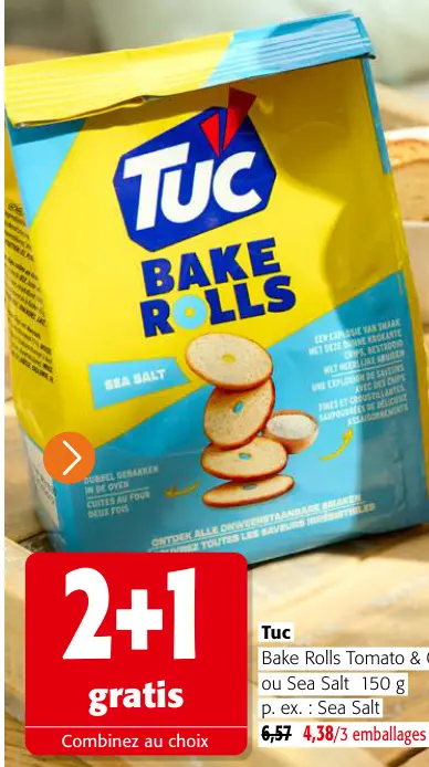 Offre: Bake rolls sea salt