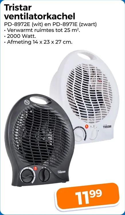 Aanbieding: Ventilatorkachel