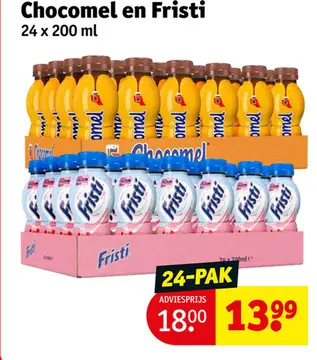 Aanbieding: Chocomel en Fristi