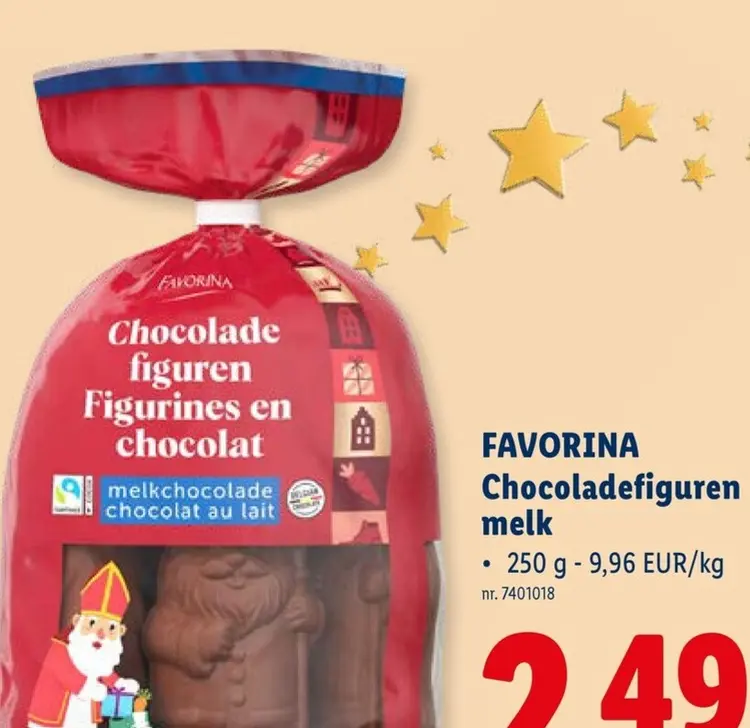 Promotie: Favorina Chocoladefiguren melk