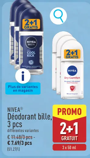 Offre: Déodorant bille