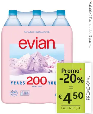 Offre: Eau Minérale Naturelle