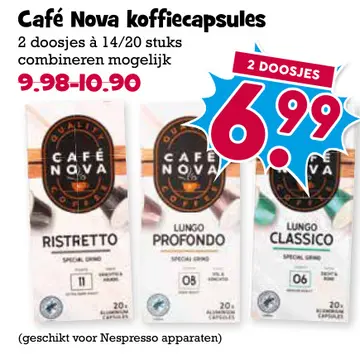 Aanbieding: Café Nova koffiecapsules
