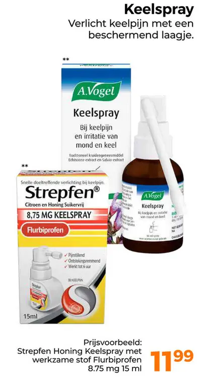 Aanbieding: Keelspray
