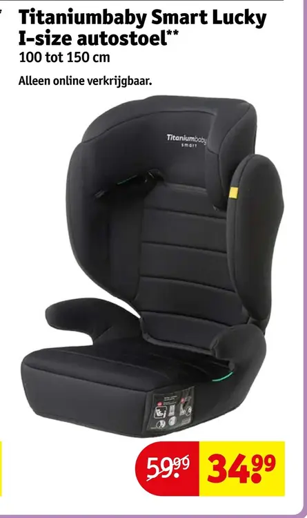 Aanbieding: Titaniumbaby Smart Lucky I-size autostoel