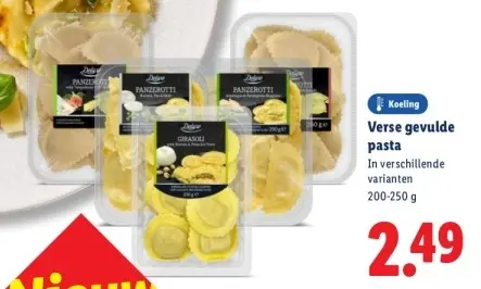 Aanbieding: Verse gevulde pasta