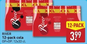 Aanbieding: RIVER 12-pack cola