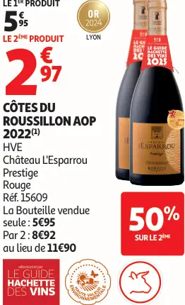 Offre: Château L'Esparrou Côtes du Roussillon AOP 2022
