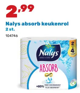 Promotie: Nalys absorb keukenrol