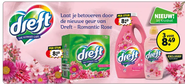 Aanbieding: Dreft - Romantic Rose