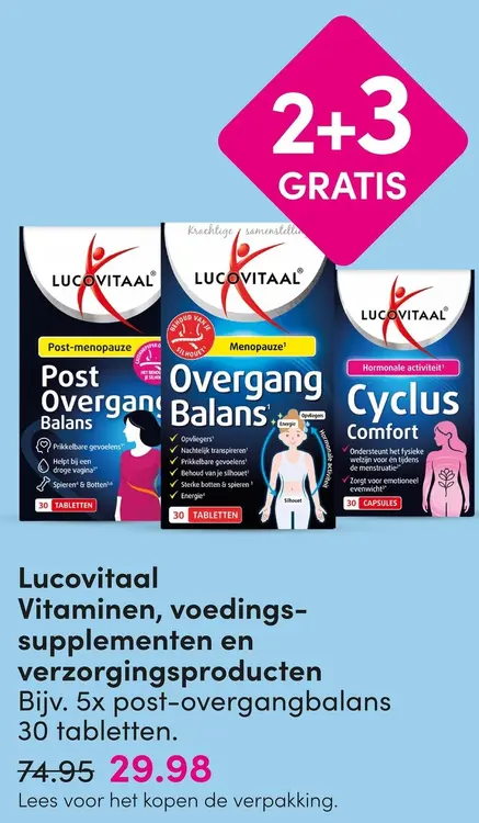 Aanbieding: Lucovitaal Vitaminen, voedingssupplementen enverzorgingsproducten