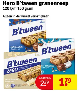 Aanbieding: Hero B'tween granenreep