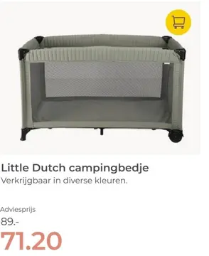 Aanbieding: Little Dutch campingbedje