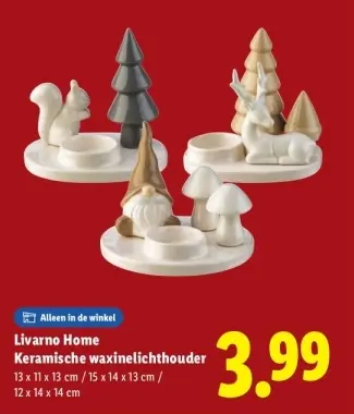 Aanbieding: Keramische waxinelichthouder