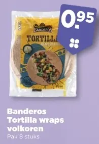 Aanbieding: Banderos Tortilla wraps volkoren