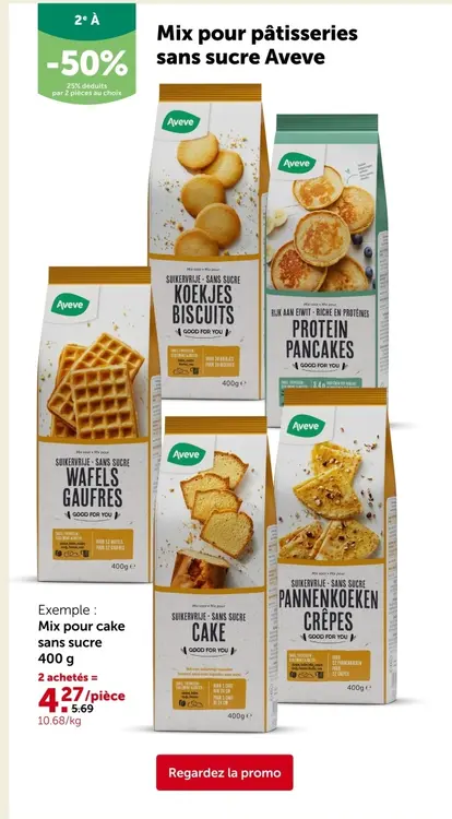 Offre: Mix pour cake sans sucre