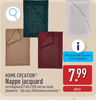 Offre: Nappe jacquard