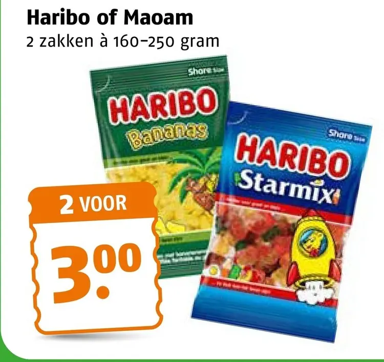 Aanbieding: Haribo of Maoam