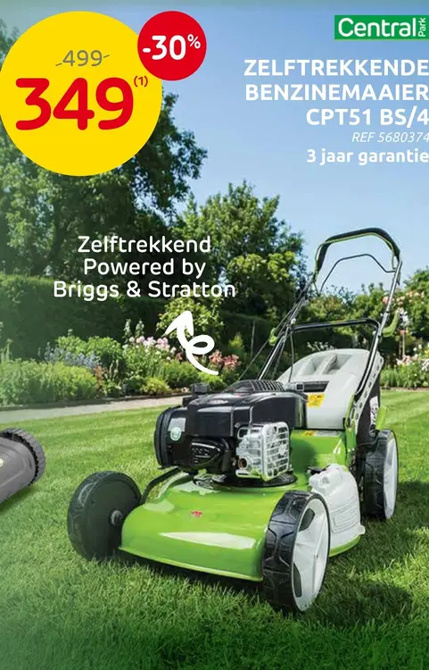 Promotie: Zelftrekkende benzinemaaier cpt51 bs/4