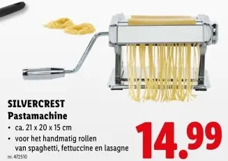 Promotie: Pastamachine