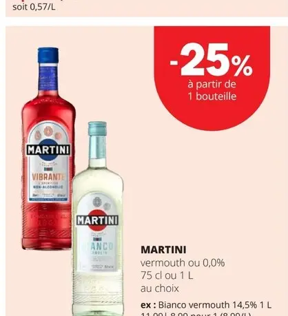 Offre: Vermouth ou 0,0%