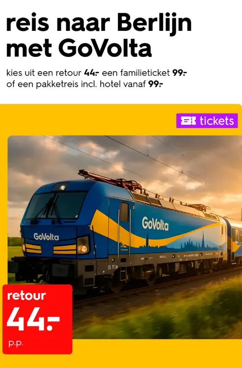 Aanbieding: Reis naar Berlijn met GoVolta
