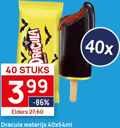 Aanbieding: Dracula waterijs