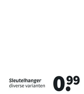 Aanbieding: Sleutelhanger