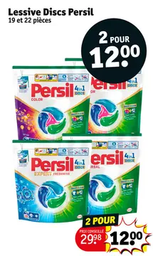 Offre: Lessive Discs Persil